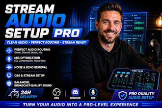 set up obs, goxlr, and stream deck for professional streaming