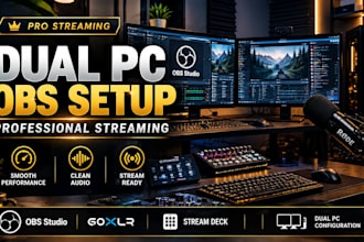 set up obs, goxlr and stream deck for professional streaming