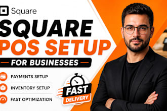 set up your square pos system with payments and inventory