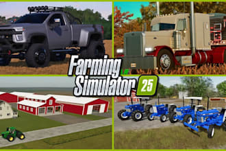 create custom farming simulator maps and vehicles for farming