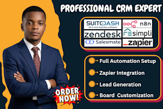 do suitedash automation zendesk salesmate n8n ai agent resimpli zapier chatbots