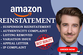 fix amazon section 3 suspension and reinstate seller central account