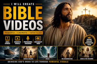 do ai bible storytelling, 3d bible story video