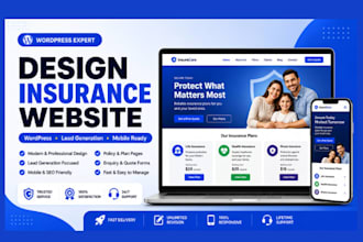 design life insurance health insurance ill insurance wordpress website