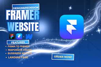 do framer website, framer landing page, framer cms, figma to framer, fix framer