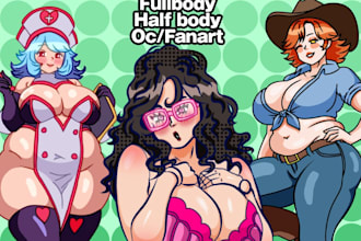 draw your anime waifu or original character