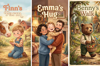 do story book illustration for kids storybook, children storybook illustration