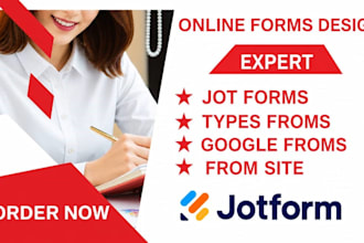 create online form jotform, google form, typeform cognito form,