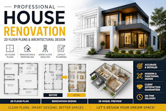 do home renovation ,2d floor plan,home decor logo,renovation website,plan,survey