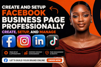 create and setup facebook business page