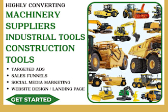 generate machinery, construction equipment lead, industrial supplier website