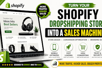 shopify dropshipping ecommerce store conversion optimization