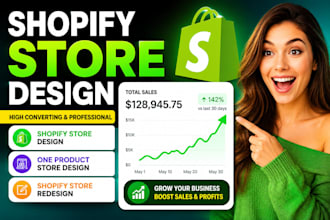 build branded US UK a high convert sales shopify e commerce website dropshipping