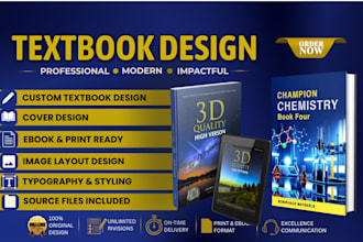 design a professional textbook, workbook, ebook layout