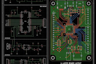 design pcb layout and schematic for electronics