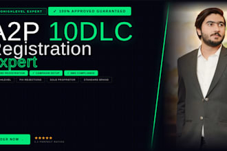 do a2p 10dlc registration on gohighlevel for SMS compliance