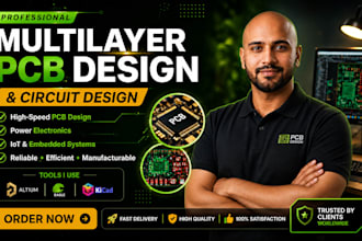 do expert pcb design and electronics product development in altium or kicad