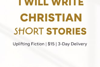 gripping 1000 word christian short story written for you