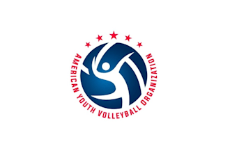 design american youth volleyball organization logo