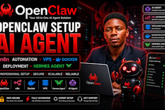 openclaw setup ai agent n8n automation vps docker deployment hermes agent