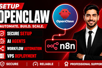 set up n8n workflow ai automation hermes agent openclaw clawdbot claude code vps