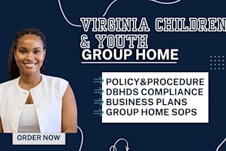 provide virginia dbhds policies, licensing for children and youth group home