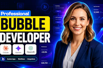 build bubble io, bubble website, build bubble app, bubble developer, bubble saas