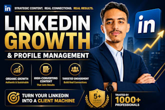 manage your linkedin and grow your b2b audience