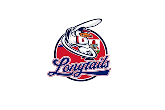 design bermuda long tails baseball logo
