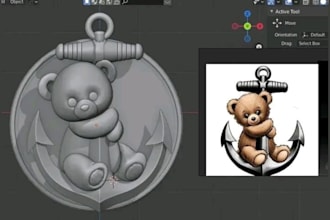 convert 2d image photo to 3d model ready stl for 3d printing and 3d painting
