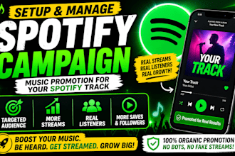 setup spotify campaign spotify promotion music promotion for spotify track