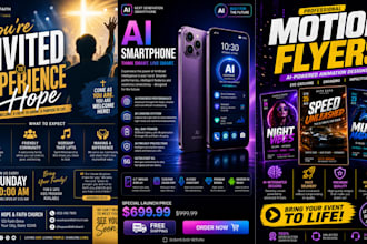 animate your flyer and create an ai motion poster