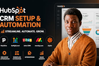 setup hubspot pipedrive gohighlevel zoho monday automation zapier integration