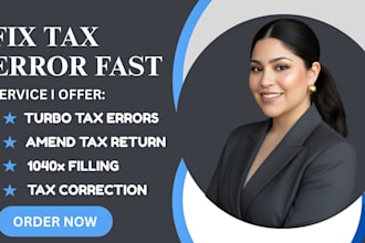 fix turbotax errors and amend your US tax return 1040x fast