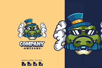 make an professional modern smoking, vape logo