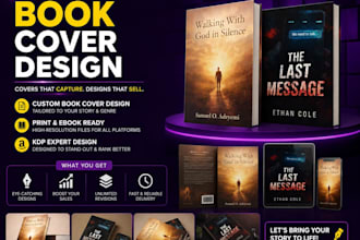 design exceptional book cover for amazon KDP and ingramspark
