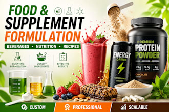 food formulation supplement beverage supplements formulation