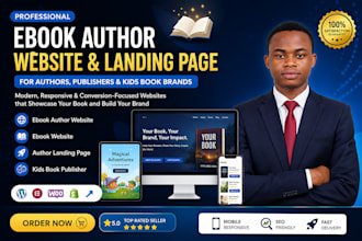 do ebook author website, ebook website, author landing page, author ebook author