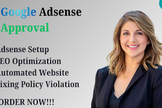 provide google adsense approval adsense setup automated website