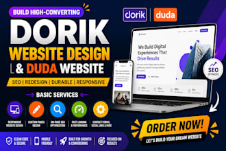 build dorik website design duda dorik website SEO redesign durable dorik website