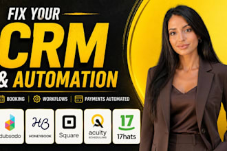 dubsado honeybook crm setup workflow 17hats acuity scheduling square booking fix