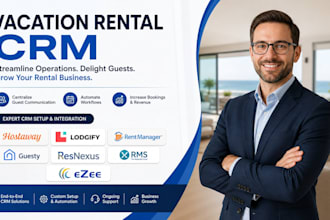 setup vacation rental hostaway lodgify rent manager guesty resnexus rms ezee CRM