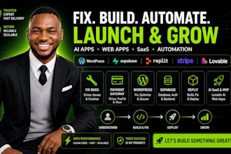 fix payment gateway wordpress fix bug supabase replit ai saas mvp lovable ai web