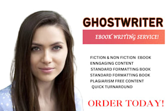 ghostwrite ebook  ghostwriter  romance ebook book writer non fiction ebook write