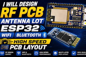 design rf pcb antenna lot esp32 wifi bluetooth high speed pcb layout