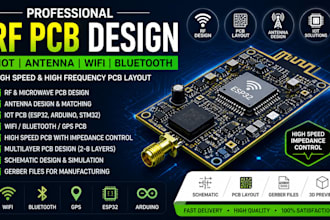design rf pcb antenna lot esp32 wifi bluetooth high speed pcb layout