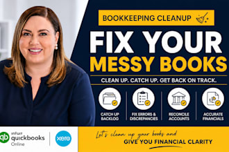clean up quickbooks and catch up your bookkeeping fast