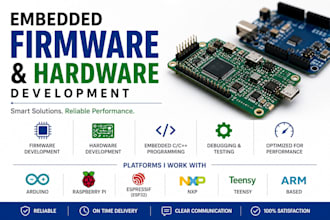 embedded firmware and hardware development