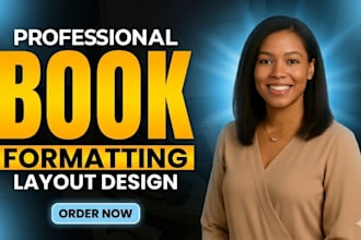 do book formatting and layout design for KDP