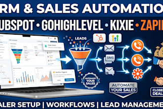 setup hubspot crm gohighlevel automation kixie dialer setup zapier integration